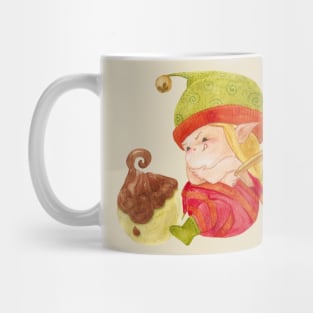 Elfs Factory. Little elf pastry chef Mug